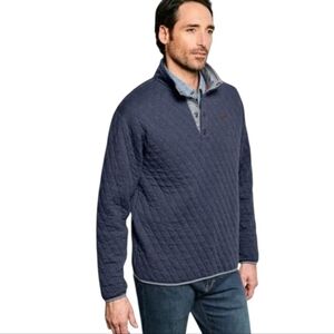 Orvis Quilted Trout Bum button up longsleeve sweatshirt size XL